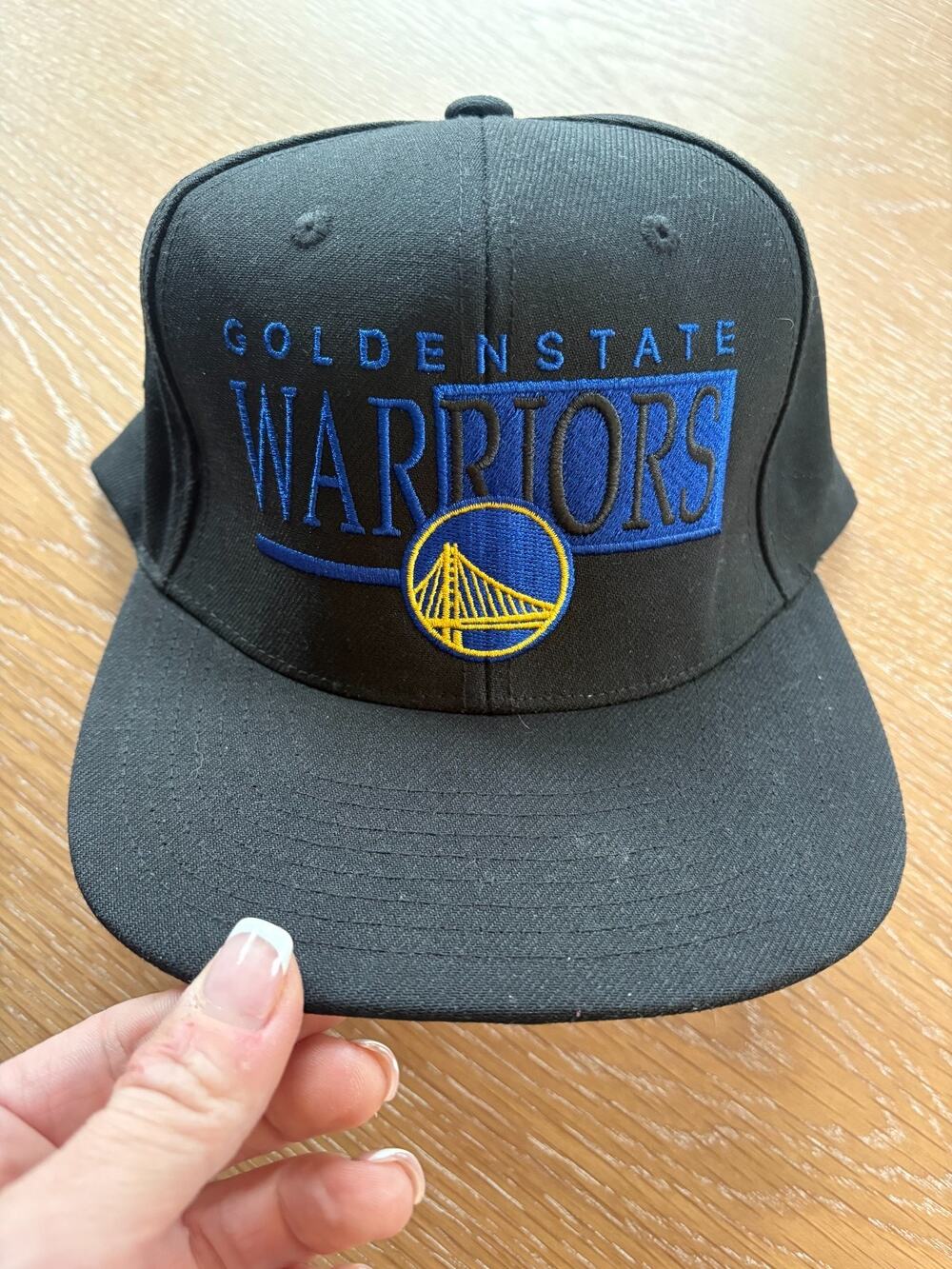 Mitchell & Ness Golden State Warriors Snapback Hat Black NBA Basketball Cap